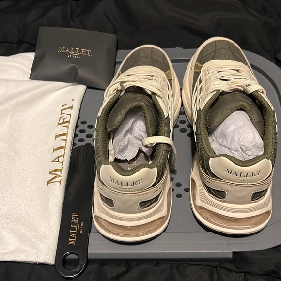Mallet London Sneakers, Size 8 KHAKI - Picture 5 of 6